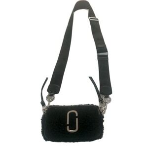 Marc Jacobs The Snapshot‎ Faux Fur Black Camera Bag